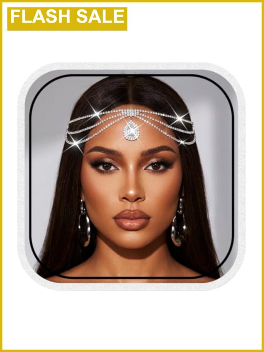 Gold Head Chain Jewelry Boho Rhinestone Headpiece Egyptian Accessories